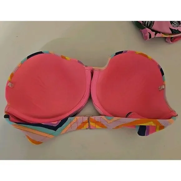 Lot Of 2 Bikini Bra Top‎ Lot Of 2 Size 34 DD Swimwear. - Picture 3 of 6